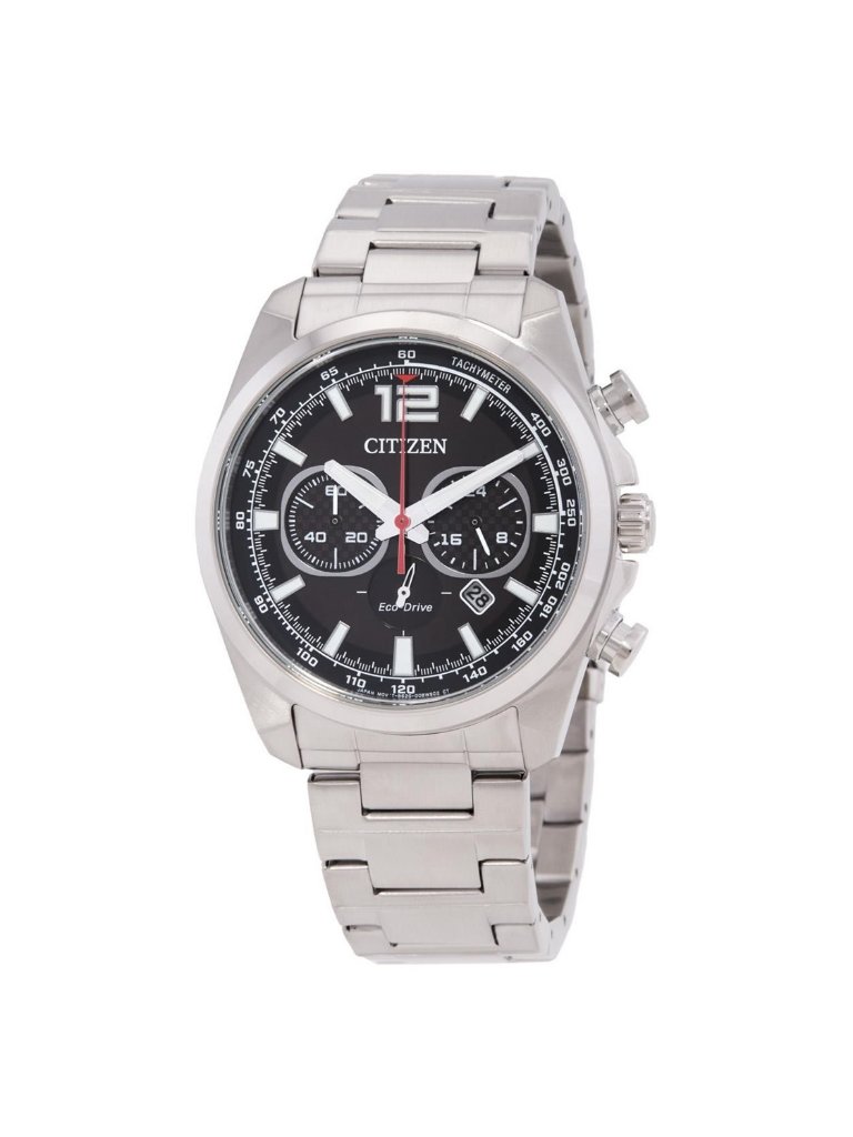 Nwt Citizen Eco-Drive Chronograph Black Dial Men's Watch